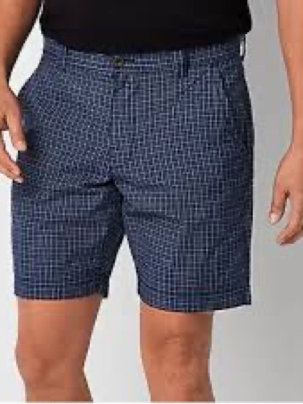 Brooks Brothers Navy Checkered Men's Shorts